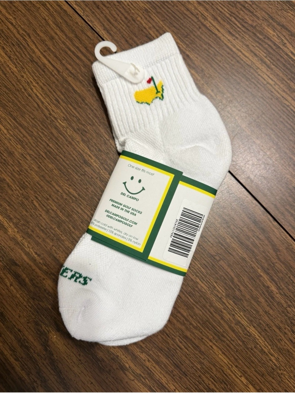 Masters 2026 Golf Crew Socks with Masters Logo